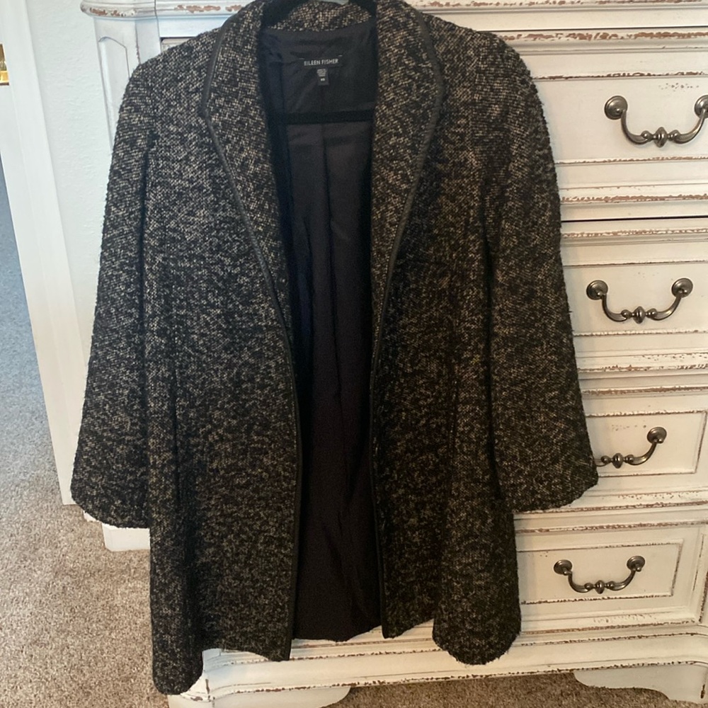 Eileen fisher new jacket warm and comfy matches everything